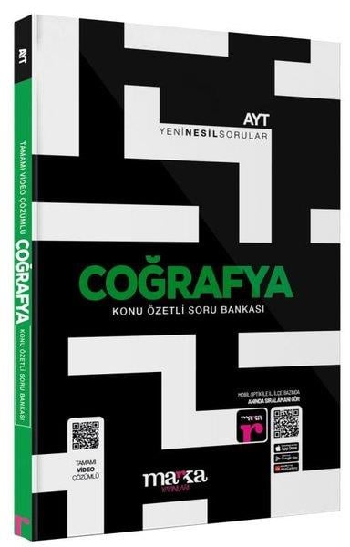 KolektifAYT Cografya2024 AYT Coğrafya Konu Özetli Yeni Nesil Soru Bankası Tamamı Video Çözümlü