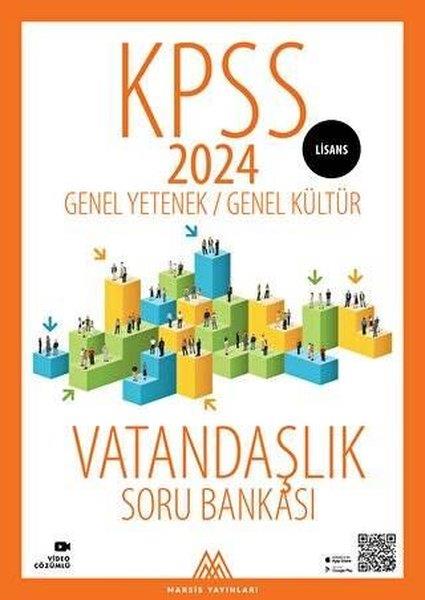 KolektifKPSS Soru Bankasi Kitaplari2024 KPSS Lisans GYGK Vatandaşlık Soru Bankası
