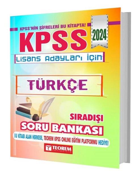 KolektifKPSS Soru Bankasi Kitaplari2024 KPSS Lisans Türkçe Sıradışı Soru Bankası