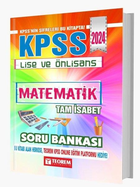 KolektifKPSS Soru Bankasi Kitaplari2024 KPSS Lise Ön Lisans Tam İsabet Matematik Soru Bankası