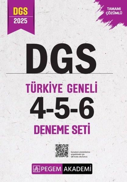 KolektifDGS Deneme Sinavi - Yaprak Test2025 DGS Tamamı Çözümlü Türkiye Geneli 4 - 5 - 6 (3'lü Deneme Seti)