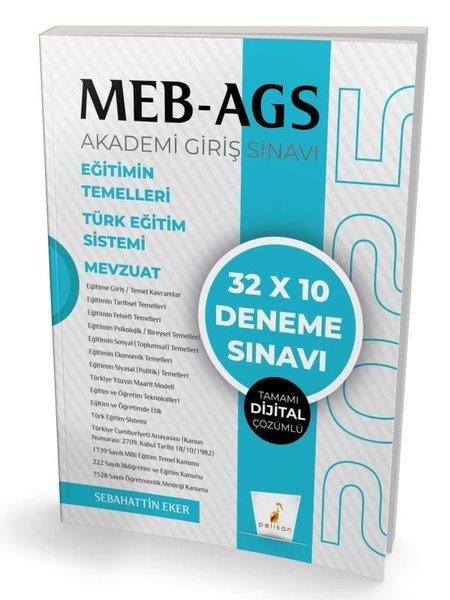 Sebahattin EkerKPSS Deneme Sinavi - Yaprak Test2025 MEB-AGS Akademi Giriş Sınavı - 32x10 Deneme Sınavı - Tamamı Dijital Çözümlü