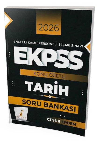 Cesur ErdemEKPSS Soru Bankasi Kitaplari2026 E-KPSS Tarih Konu Özetli Soru Bankası