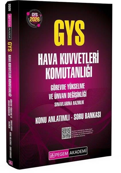 KolektifGYS (Görevde Yükselme Sinavi)2026 GYS Hava Kuvvetleri Komutanlığı Görevde Yükselme Sınavlarına Hazırlık Konu Anlatımlı Soru Banka