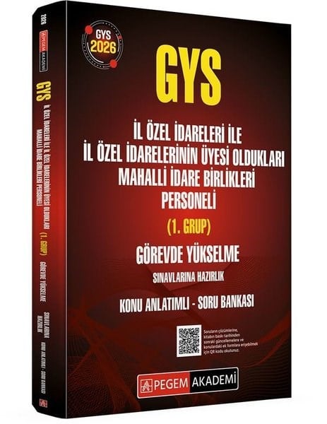 KolektifGYS (Görevde Yükselme Sinavi)2026 GYS İl Özel İdareleri ile İl Özel İdarelerinin Üyesi Oldukları Mahalli İdare Birlikleri Persone