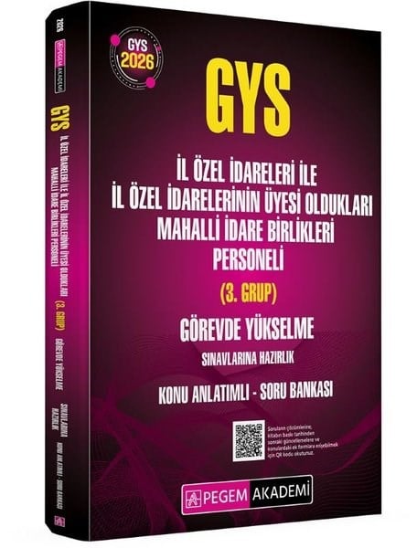 KolektifGYS (Görevde Yükselme Sinavi)2026 GYS İl Özel İdareleri ile İl Özel İdarelerinin Üyesi Oldukları Mahalli İdare Birlikleri Persone