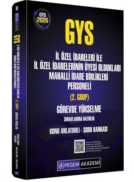 KolektifGYS (Görevde Yükselme Sinavi)2026 GYS İl Özel İdareleri ile İl Özel İdarelerinin Üyesi Oldukları Mahalli İdare Birlikleri Persone