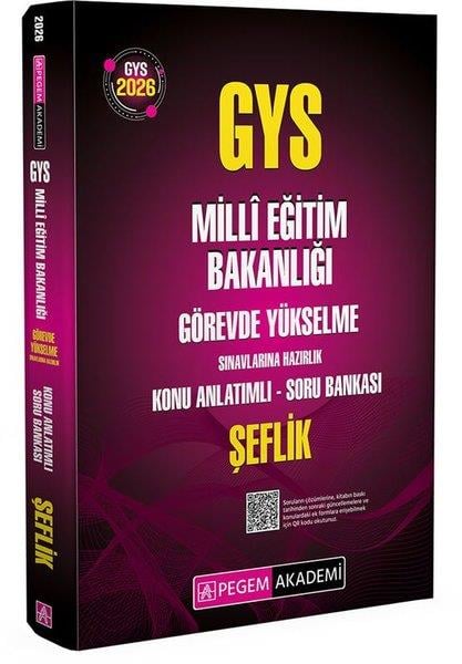 KolektifGYS (Görevde Yükselme Sinavi)2026 GYS MEB Görevde Yükselme Sınavlarına Hazırlık Konu Anlatımlı Soru Bankası Şeflik