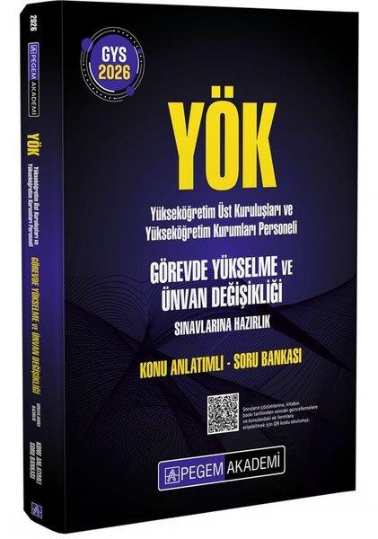 KolektifGYS (Görevde Yükselme Sinavi)2026 GYS YÖK Görevde Yükselme ve Ünvan Değişikliği Sınavlarına Hazırlık Konu Anlatımlı Soru Bankası