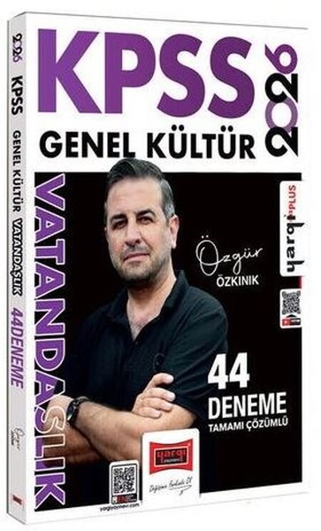 Özgür ÖzkınıkKPSS Deneme Sinavi - Yaprak Test2026 KPSS Genel Kültür Tamamı Çözümlü Vatandaşlık 44 Deneme
