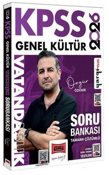 Özgür ÖzkınıkKPSS Soru Bankasi Kitaplari2026 KPSS Genel Kültür Tamamı Çözümlü Vatandaşlık Soru Bankası