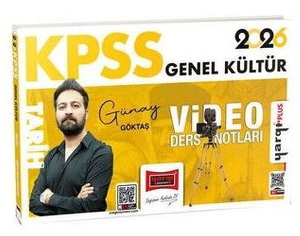 Günay GöktaşKPSS Konu Anlatim Kitaplari2026 KPSS Genel Kültür Tarih Video Ders Notları
