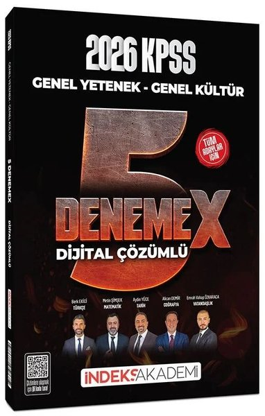 KolektifKPSS Deneme Sinavi - Yaprak Test2026 KPSS Genel Yetenek Genel Kültür 5 DenemeX Çözümlü