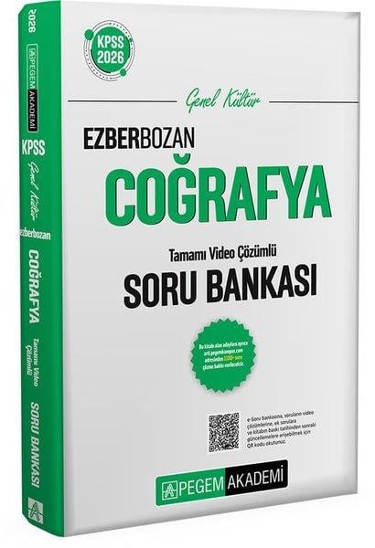 KolektifKPSS Soru Bankasi Kitaplari2026 KPSS Genel Yetenek Genel Kültür Ezberbozan Coğrafya Tamamı Video Çözümlü Soru Bankası