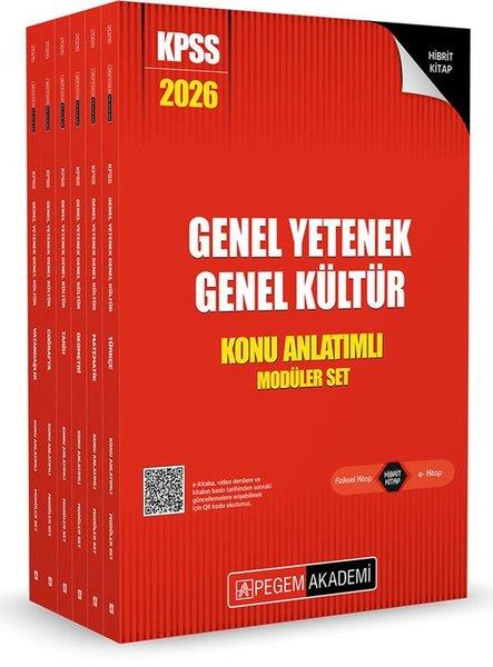 KolektifKPSS Konu Anlatim Kitaplari2026 KPSS Genel Yetenek Genel Kültür Lisans Konu Anlatımlı Modüler Seti - 6 Kitap Takım