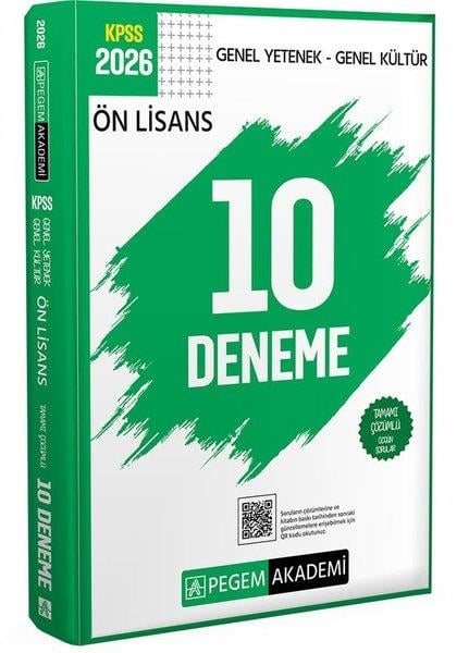 KolektifKPSS Deneme Sinavi - Yaprak Test2026 KPSS Genel Yetenek Genel Kültür Ön Lisans Tamamı Çözümlü 10 Deneme