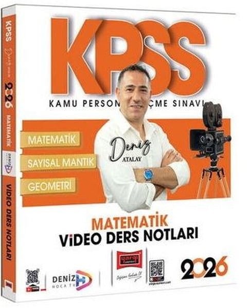 Deniz AtalayKPSS Konu Anlatim Kitaplari2026 KPSS Genel Yetenek Matematik Video Ders Notları