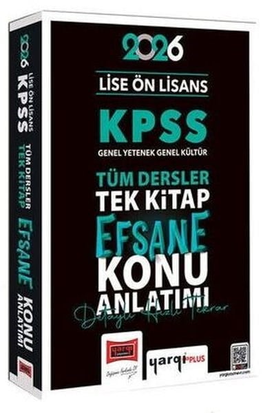 KolektifKPSS Konu Anlatim Kitaplari2026 KPSS Lise Ön Lisans GK - GY Tüm Dersler Tek Kitap Efsane Konu Anlatımı