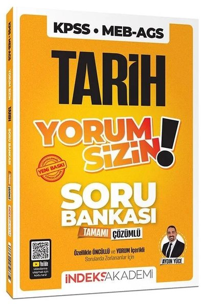 KolektifKPSS Soru Bankasi Kitaplari2026 KPSS MEB - AGS TYT AYT Tarih Yorum Sizin Soru Bankası Çözümlü