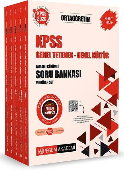 KolektifKPSS Soru Bankasi Kitaplari2026 KPSS Ortaöğretim Soru Bankası Modüler Set Genel Yetenek Genel Kültür Tamamı Çözümlü - 5 Kitap T