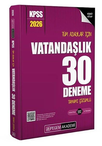KolektifKPSS Deneme Sinavi - Yaprak Test2026 KPSS Tüm Adaylar İçin Vatandaşlık 30 Deneme Tamamı Çözümlü