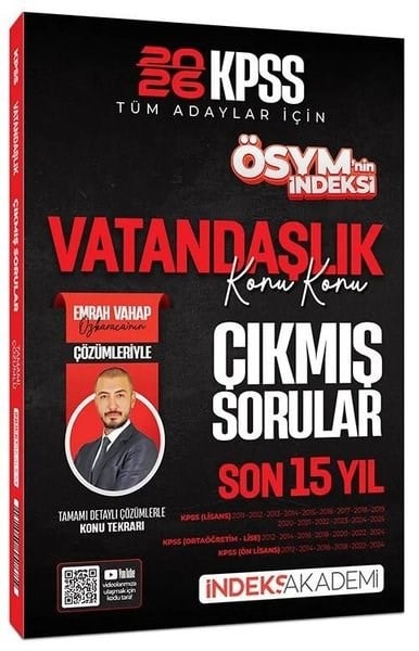 KolektifKPSS Çikmis Sorular2026 KPSS Vatandaşlık ÖSYM nin İndeksi Çıkmış Sorular Son 15 Yıl Konu Konu Çözümlü