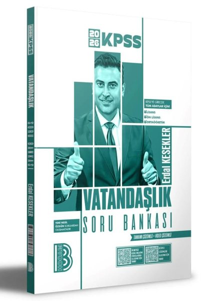 KolektifKPSS Soru Bankasi Kitaplari2026 KPSS Vatandaşlık Tamamı Video Çözümlü Soru Bankası