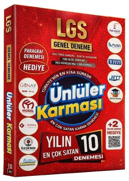 KolektifLGS Diger Dersler2026 LGS Ünlüler Karması 10'lu Deneme