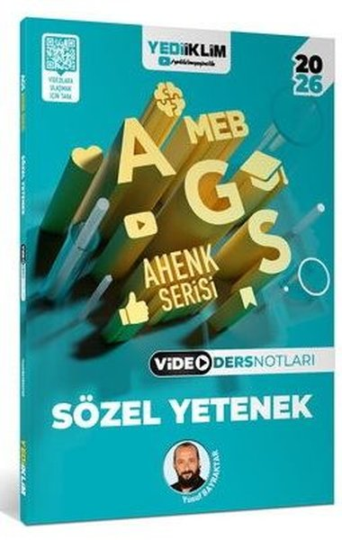 KolektifDiger Sinavlara Hazirlik2026 MEB AGS Ahenk Serisi Sözel Yetenek Video Ders Notları