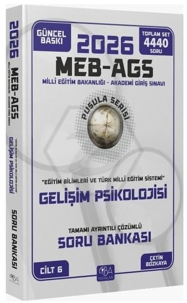KolektifDiger Sinavlara Hazirlik2026 MEB - AGS Eğitim Bilimleri Gelişim Psikolojisi Soru Bankası Çözümlü Pusula Serisi