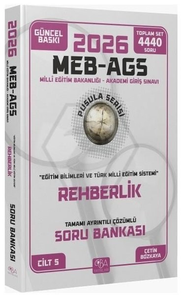 KolektifDiger Sinavlara Hazirlik2026 MEB - AGS Eğitim Bilimleri Rehberlik Soru Bankası Çözümlü Pusula Serisi