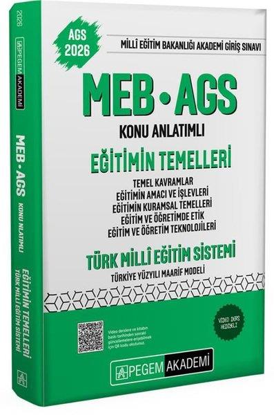 KolektifKPSS Konu Anlatim Kitaplari2026 MEB - AGS Konu Anlatımlı Eğitimin Temelleri Türk Milli Eğitim Sistemi Temel Kavramlar Eğitimin