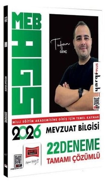 Tufan GençKPSS Deneme Sinavi - Yaprak Test2026 MEB - AGS Mevzuat Bilgisi Tamamı Çözümlü 22 Deneme