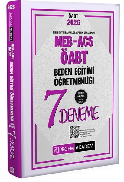 KolektifKPSS Deneme Sinavi - Yaprak Test2026 MEB AGS ÖABT Beden Eğitimi Öğretmenliği Tamamı Çözümlü 7 Deneme