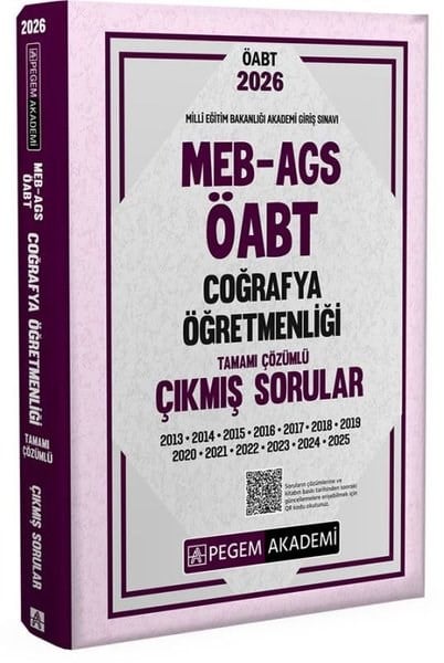 KolektifKPSS Çikmis Sorular2026 MEB AGS ÖABT Coğrafya Öğretmenliği Tamamı Çözümlü Çıkmış Sorular