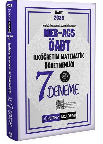 KolektifKPSS Deneme Sinavi - Yaprak Test2026 MEB AGS ÖABT İlköğretim Matematik Öğretmenliği Tamamı Çözümlü 7 Deneme