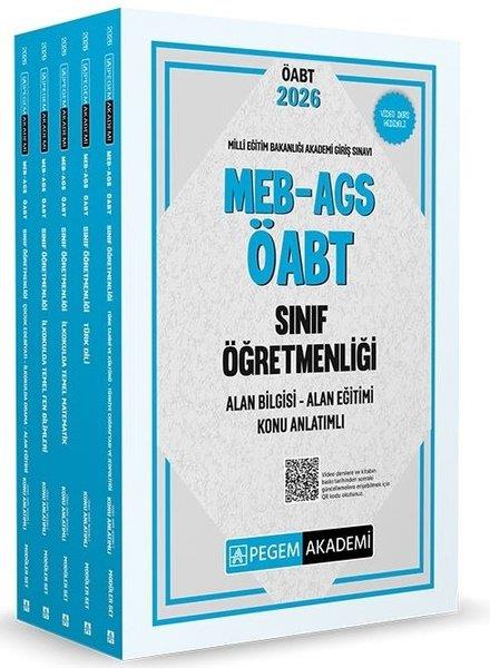 KolektifKPSS Konu Anlatim Kitaplari2026 MEB AGS ÖABT Sınıf Öğretmenliği Alan Bilgisi - Alan Eğitimi Konu Anlatımlı Seti - 5 Kitap Takım