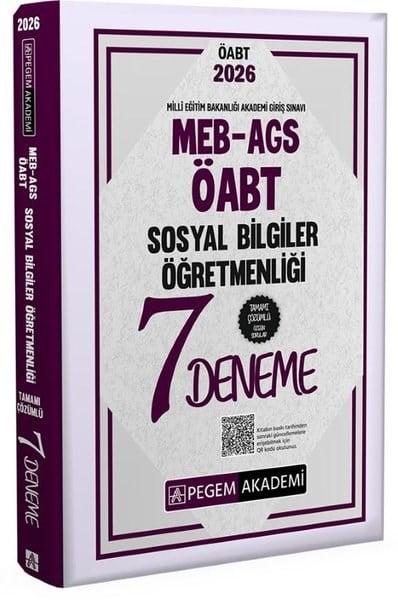 KolektifKPSS Deneme Sinavi - Yaprak Test2026 MEB AGS ÖABT Sosyal Bilgiler Öğretmenliği Tamamı Çözümlü 7 Deneme