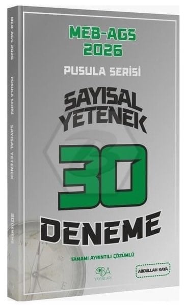 KolektifDiger Sinavlara Hazirlik2026 MEB - AGS Sayısal Yetenek 30 Deneme Çözümlü Pusula Serisi