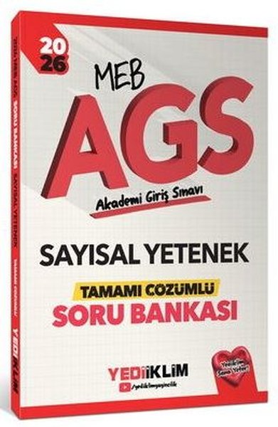KolektifDiger Sinavlara Hazirlik2026  MEB AGS Sayısal Yetenek Tamamı Çözümlü Soru Bankası