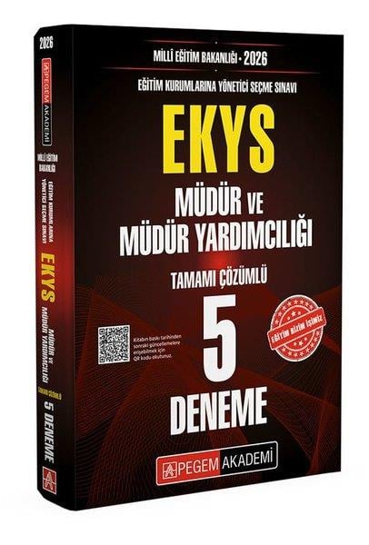 KolektifEKYS (Meb Müdür Ve Müdür Yardimciligi Sinavi)2026 Milli Eğitim Bakanlığı (EKYS) Müdür ve Müdür Yardımcılığı Tamamı Çözümlü 5 Deneme