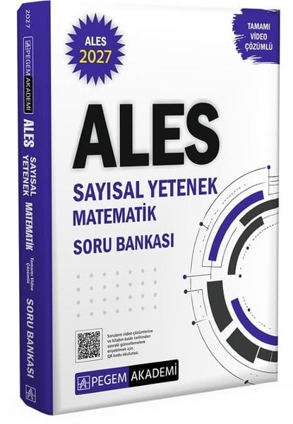 KolektifALES Soru Bankasi Kitaplari2027 ALES Sayısal Yetenek Matematik Tamamı Video Çözümlü Soru Bankası