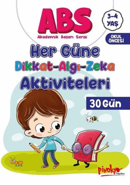 Buçe DayıEgitim Etkinlik Kitaplari3 - 4 Yaş ABS - Her Güne Dikkat Algı Zeka Aktiviteleri 30 Gün