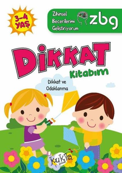 Buçe DayıEgitim Etkinlik Kitaplari3 - 4 Yaş Dikkat Kitabım - Dikkat ve Odaklanma - ZBG Zihinsel Becerilerimi Geliştiriyorum