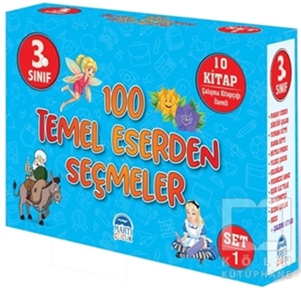 KolektifRoman-Öykü3. Sınıf 100 Temel Eserden Seçmeler Set 1 (10 Kitap Takım)