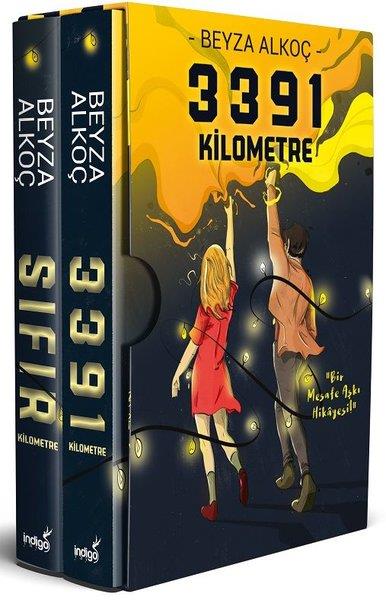 Beyza AlkoçLiebesromane3391 Kilometre Serisi Seti-2 Kitap Takım-Kutulu