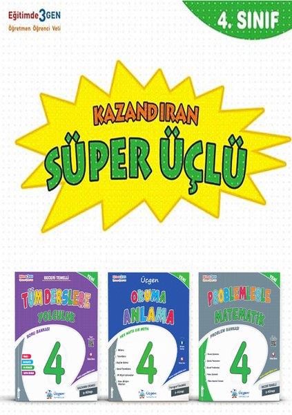 KolektifTüm Dersler4. Sınıf Süper Üçlü Kazandıran Kitaplar Seti