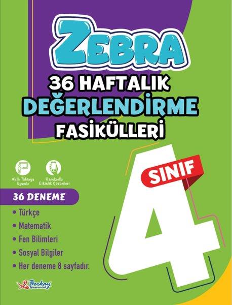 KolektifTüm Dersler4.Sınıf Zebra 36 Haftalık Değerlendirme Fasiküller