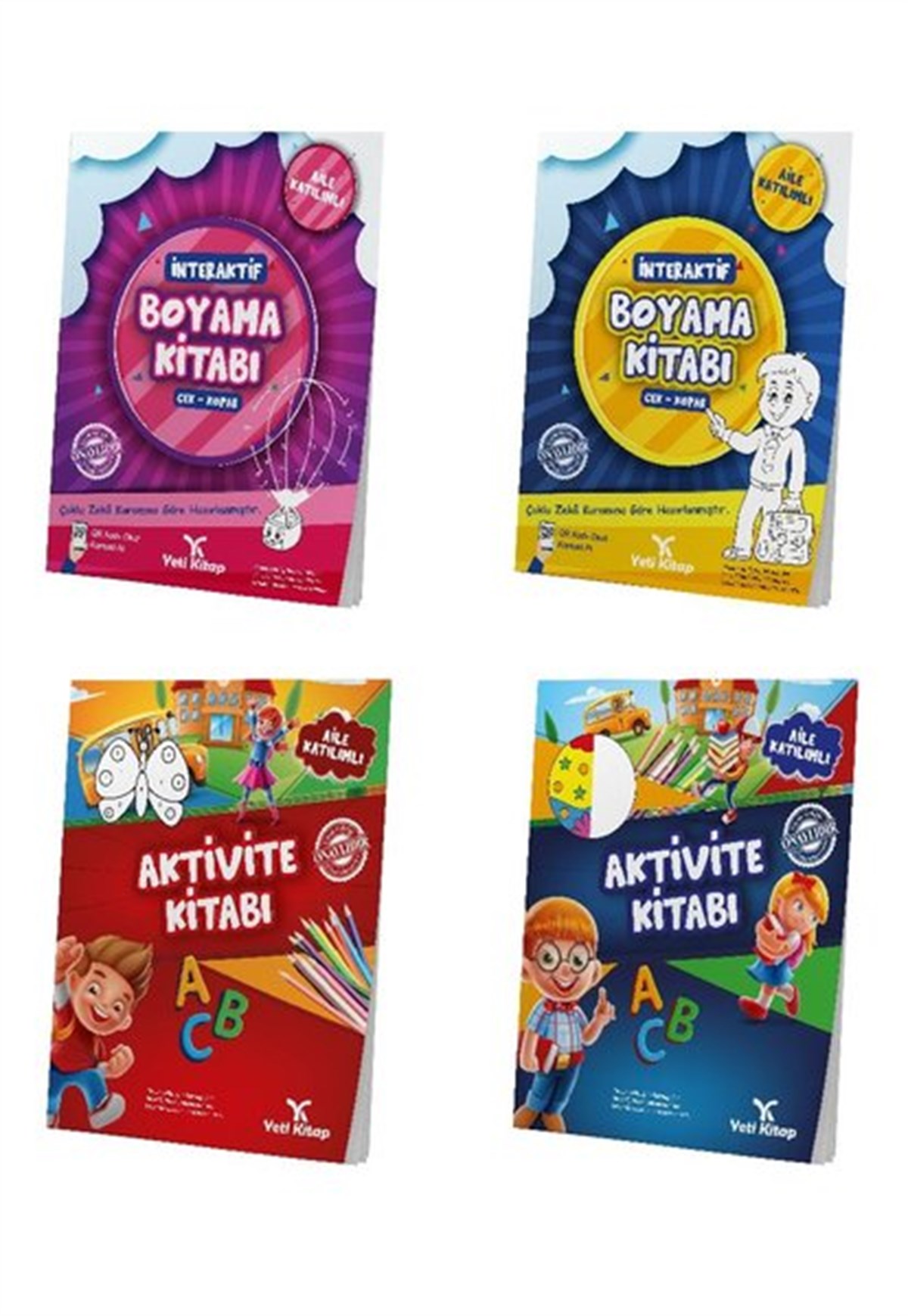 Feyyaz UlaşEtkinlik Kitapları4-6 Yaş Okul Öncesi Aktivite Seti - 4 Kitap Takım