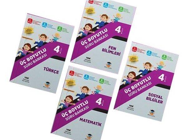 KolektifTüm Dersler4. Sınıf Üç Boyutlu Soru Bankaları Seti